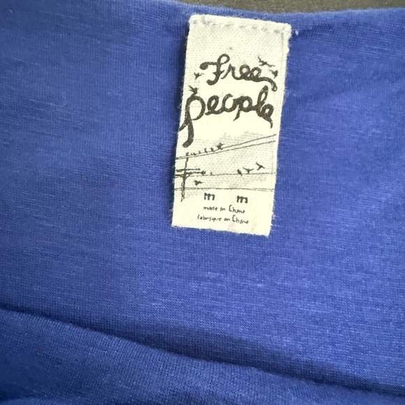 Free People Royal Blue Draped Dress - Picture 4 of 11